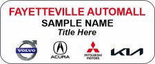 (image for) Fayetteville Automall Standard White Badge