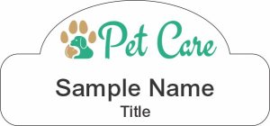 (image for) Pet Care Shaped Other Badge