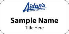 (image for) Aidan's Home Services Standard White Badge