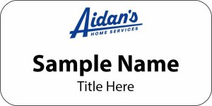 (image for) Aidan\'s Home Services Standard White Badge
