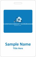 (image for) Companionship Homemaker Service ID Vertical Badge