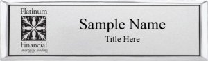 (image for) Platinum Financial Mortgage Lending Small Executive Silver Badge