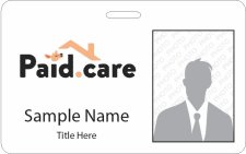 (image for) Paid Care Photo ID Horizontal Badge