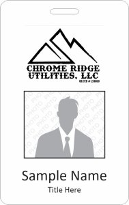 (image for) CHROME RIDGE UTILITIES, LLC Photo ID Vertical Badge