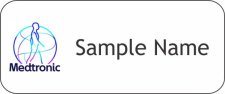 (image for) Medtronic Standard White Badge