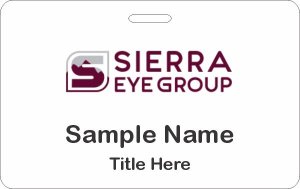 (image for) Sierra Eye Medical Group ID Horizontal Badge