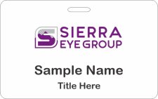 (image for) Sierra Eye Medical Group ID Horizontal Badge