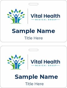 (image for) Vital Health Medical Group ID Horizontal Double Sided Badge