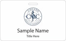 (image for) Cofano Medical and Chiropractic ID Horizontal Badge