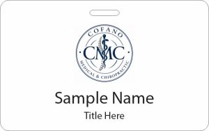 (image for) Cofano Medical and Chiropractic ID Horizontal Badge