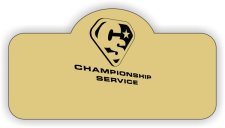 (image for) Green Golf Partners Shaped Gold badge
