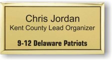 (image for) 9-12 Delaware Patriots Executive Gold Badge