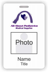 (image for) All About Pediatrics Photo ID Vertical badge