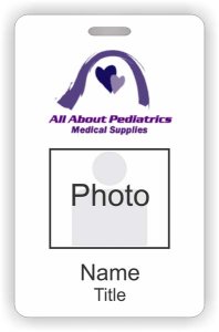 (image for) All About Pediatrics Photo ID Vertical badge