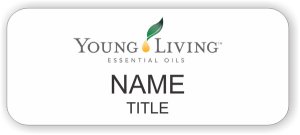 (image for) Young Living Essential Oils Standard White badge