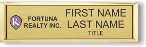 (image for) Fortuna Realty Inc. Small Executive Gold badge