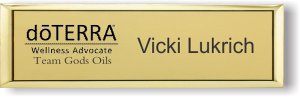 (image for) Doterra Team Gods Oils Small Executive Gold badge