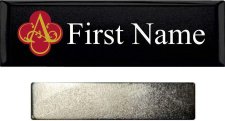 (image for) Acqualina Small Executive Black badge with Extra Strong Magnet