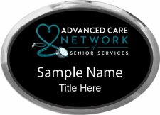 (image for) Advanced Care Life Network Oval Executive Silver Other badge