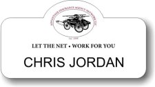 (image for) Advantage Insurance Agency Network White Shaped Badge