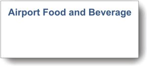 (image for) Airport Food and Beverage White Logo Only Badge