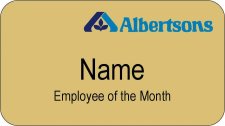 (image for) Albertsons Denver Gold EOM Name Badge