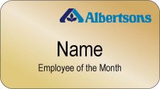 (image for) Albertsons Denver Gold EOM Name Badge