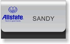 (image for) Allstate Insurance Silver Pocket Badge