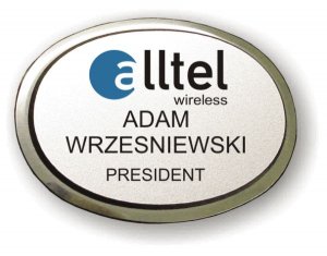 (image for) Wireless Sales Silver Oval Executive Badge