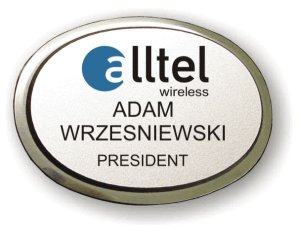 (image for) Wireless Sales Silver Oval Executive Badge