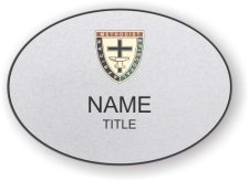 (image for) African Methodist Episcopal Church Silver Oval Badge