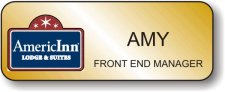 (image for) AmericInn Logo B Gold Badge