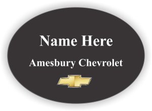 (image for) Amesbury Chevrolet Black Oval Badge