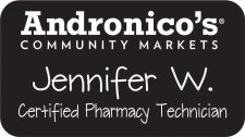 (image for) Andronico's Large Badge with Title (Classic Style)