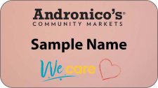 (image for) Andronicos Rose Gold NorCal Name Badge
