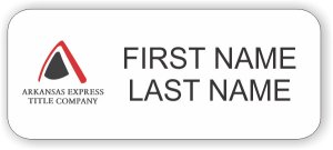 (image for) Arkansas Express Title Company Standard White Badge