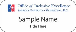 (image for) American University Standard White Badge