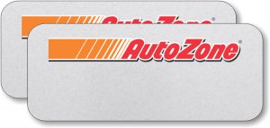 (image for) AutoZone Silver Logo Only Badge - Pack of 25