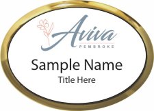 (image for) Aviva Pembroke Oval Executive Gold Other badge