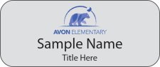 (image for) Avon Elementary - Eagle County School District Standard Silver Name Badge