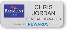(image for) Baymont Inn Blue Logo - Silver Badge Wyndham