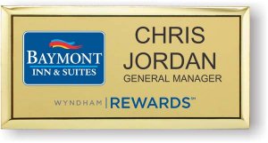 Baymont Inn & Suites Blue Logo - Executive Gold Badge Wyndham - $7.95 ...