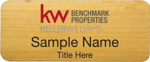 (image for) Keller Williams Benchmark Properties Bamboo Badge