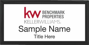 (image for) Keller Williams Benchmark Properties Black Executive White Badge