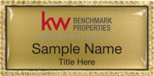 (image for) Keller Williams Benchmark Properties Gold Bling Badge