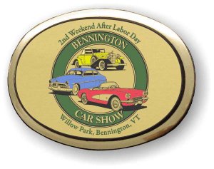 (image for) Bennington Car Show Gold Oval Executive Badge