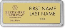 (image for) Berkshire Hathaway Gold Pebbled Frame Prestige Badge with DBA/Company Name