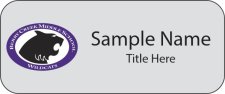 (image for) Berry Creek Middle School - Eagle County School District Standard Silver Name Badge