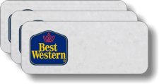 (image for) Best Western Logo Silver Badge Pack of 25