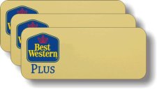 (image for) Best Western Plus Classic Logo Gold Badge Pack of 25